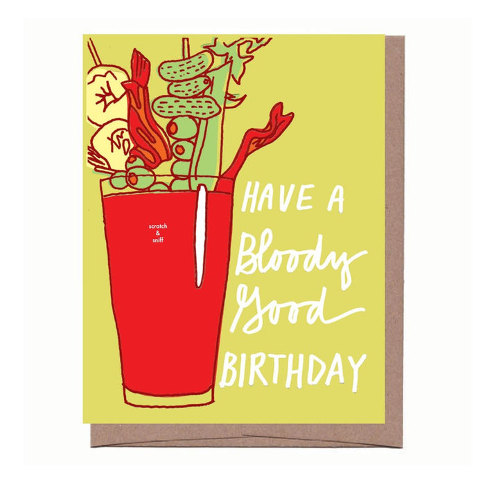 Bloody Mary Birthday Card