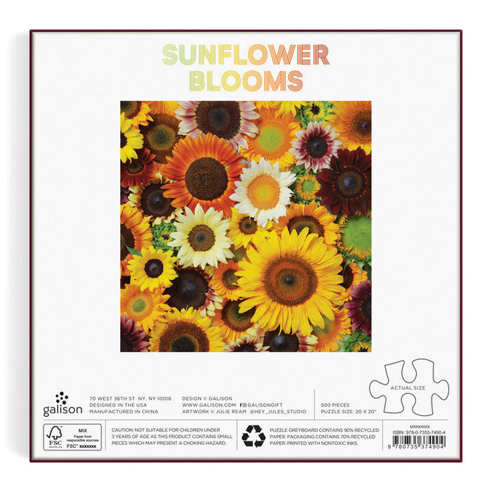 Sunflower Blooms, 500 Piece Puzzle